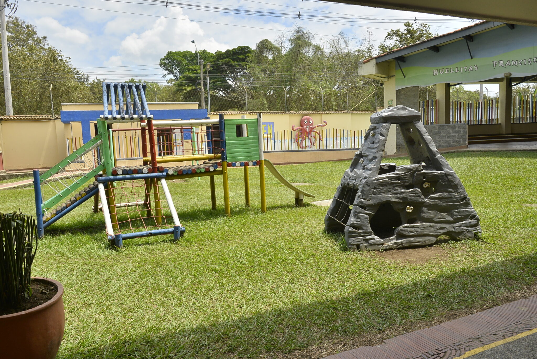 Zonas comunes en el Colegio Franciscano Pío XII