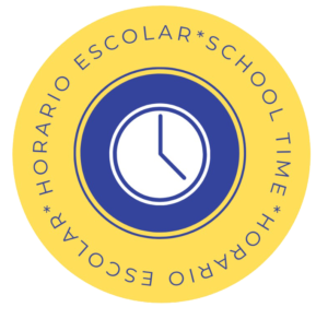 Logo del horario escolar del Colegio Franciscano Pío XII.